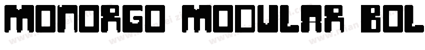 MONO-RGO MODULAR Bol字体转换